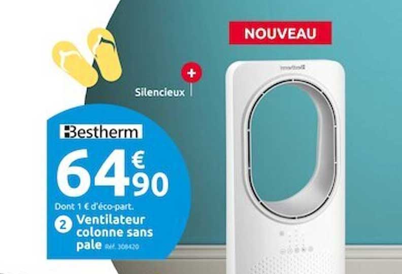 ventilateur colonne sans pale bestherm