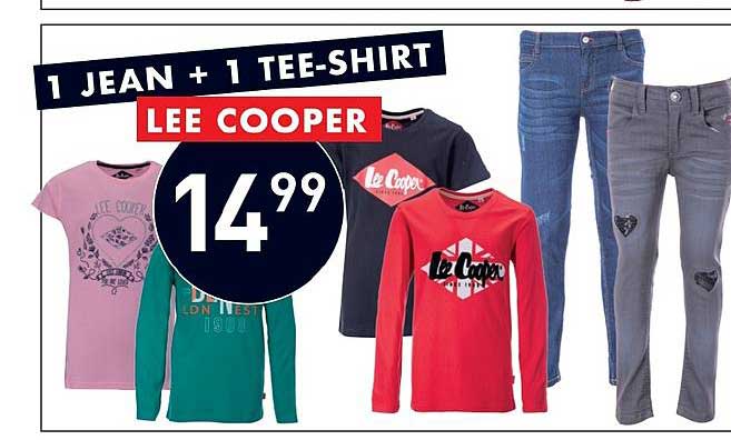 1 jean + 1 tee shirt lee cooper