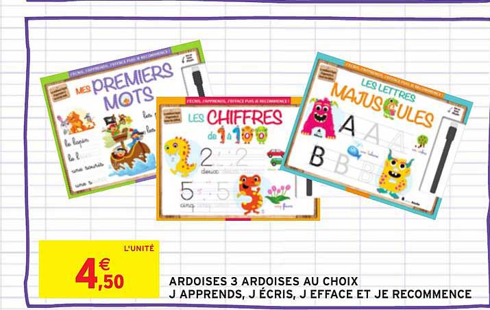 ardoise 3 ardoises au choix