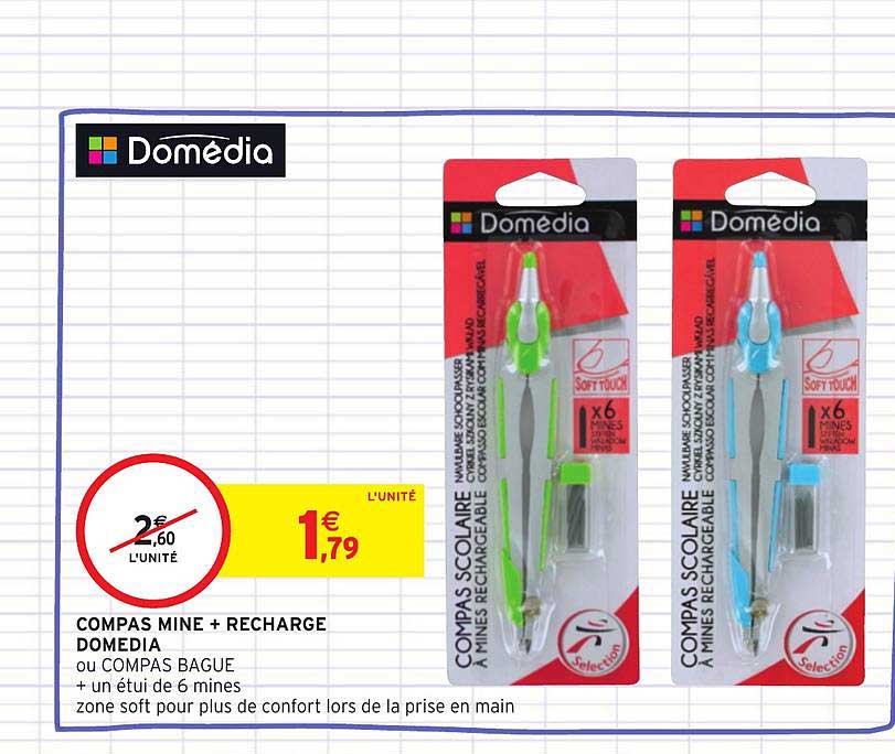 compas mine + recharge domédia