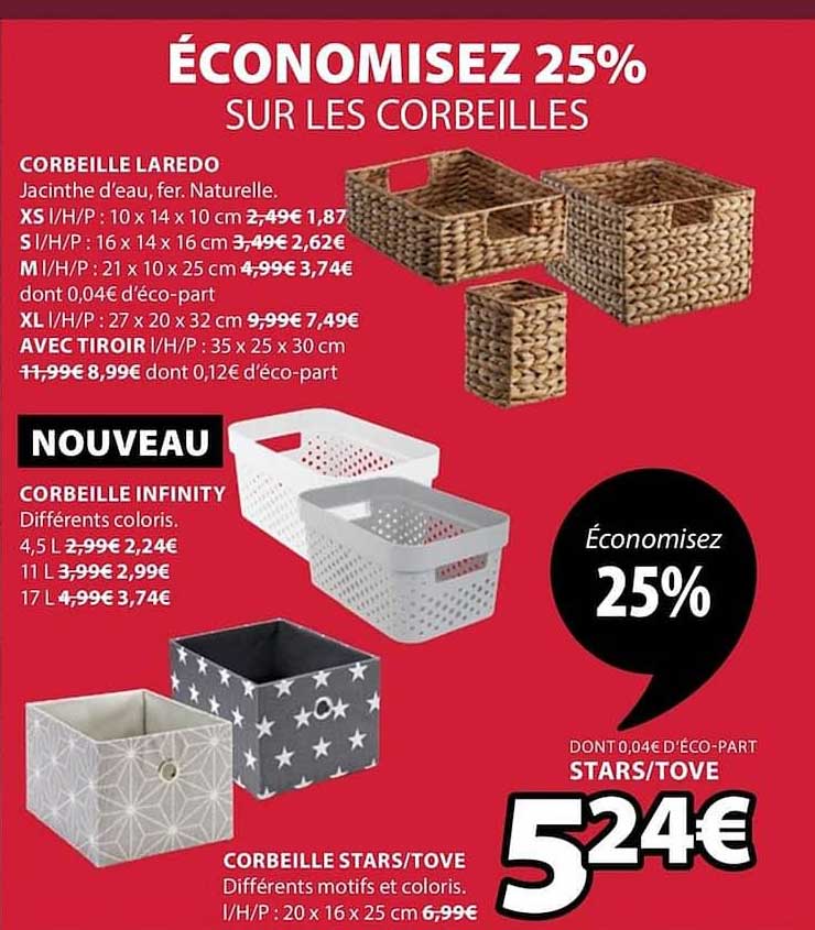 corbeille laredo corbeille infinity