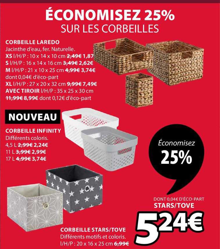 corbeille laredo corbeille infinity corbeille stars tove