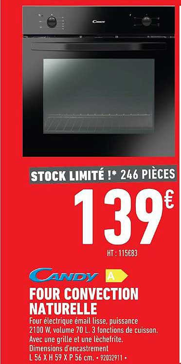 Four Convection Naturelle Candy