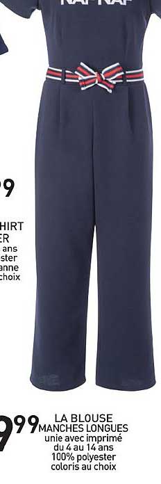 la blouse manches longues