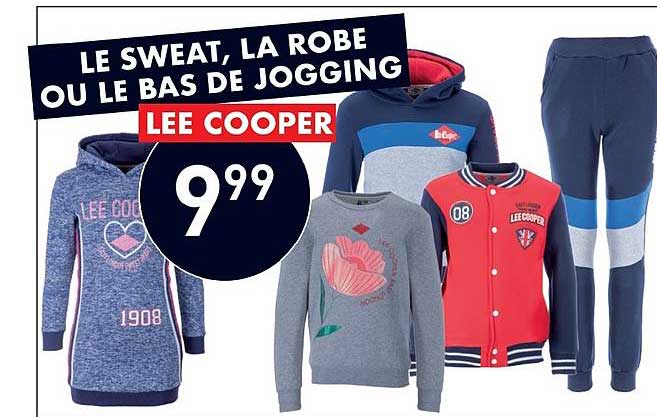 le sweat la robe ou le bas de jogging lee copper