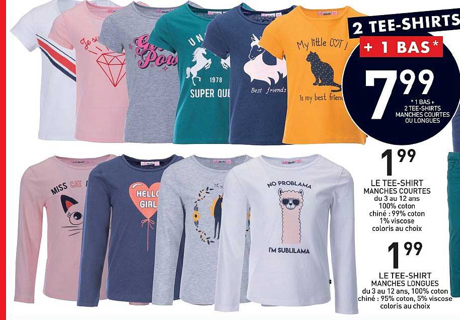 le tee shirt manches courtes le tee shirt manches longues