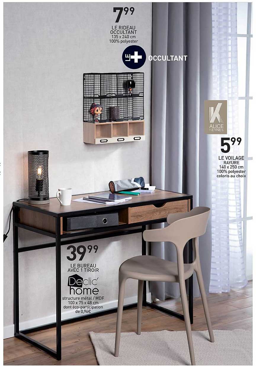 le voilage rayure alice keyne's