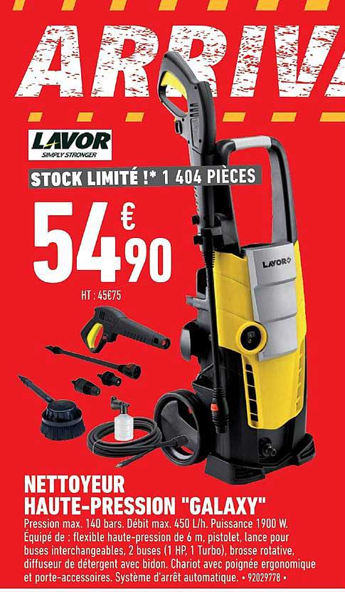 Nettoyeur Hautre Pression Galaxy Lavor