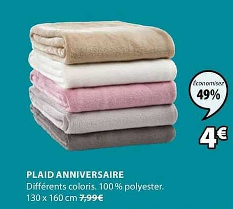 Plaid Anniversaire