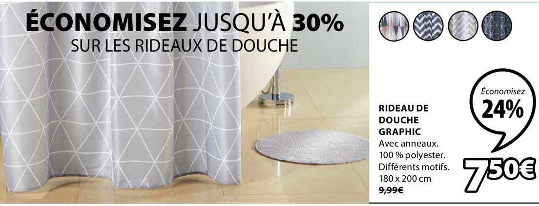 Rideau De Douche Graphic