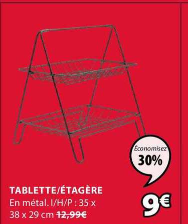 Tablette étagère
