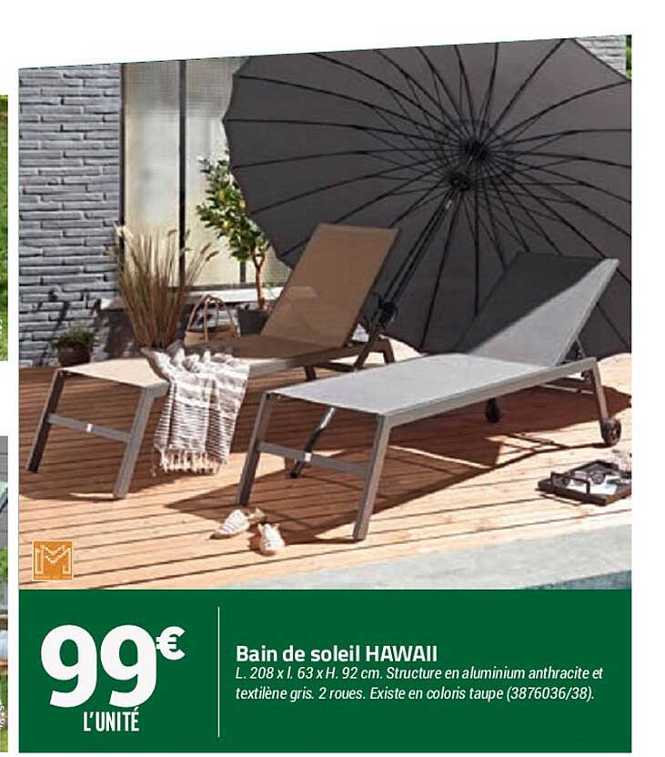 bain de soleil hawaii