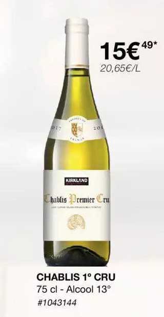 chablis 1° cru kirkland