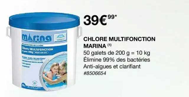 chlore multifonction marina