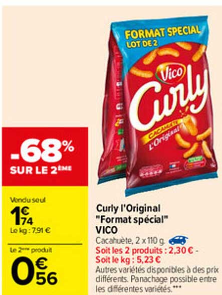 curly l'original "format spécial" vico