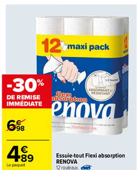 essuie-tout flexi absorption renova