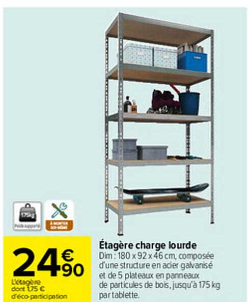 étagère charge lourde