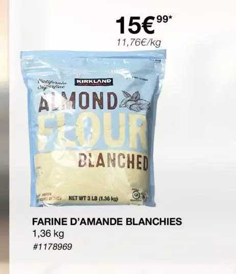 Farine D'amande Blanchies Kirkland