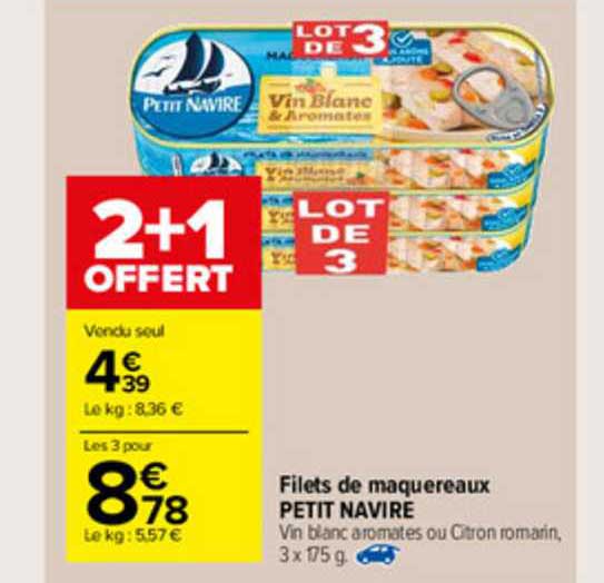 Filets De Maquereaux Petit Navire