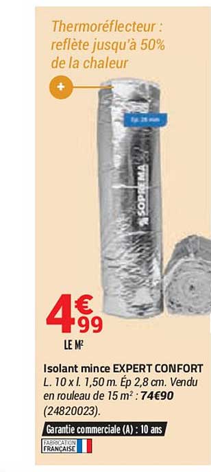 Isolant Mince Expert Confort