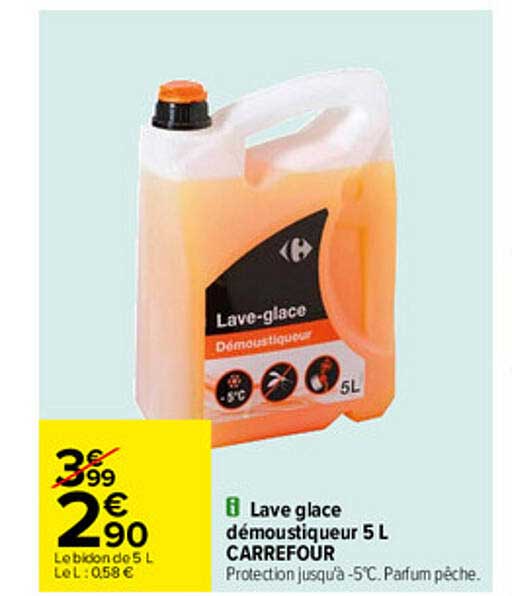 lave glace démoustiqueur 5 l carrefour