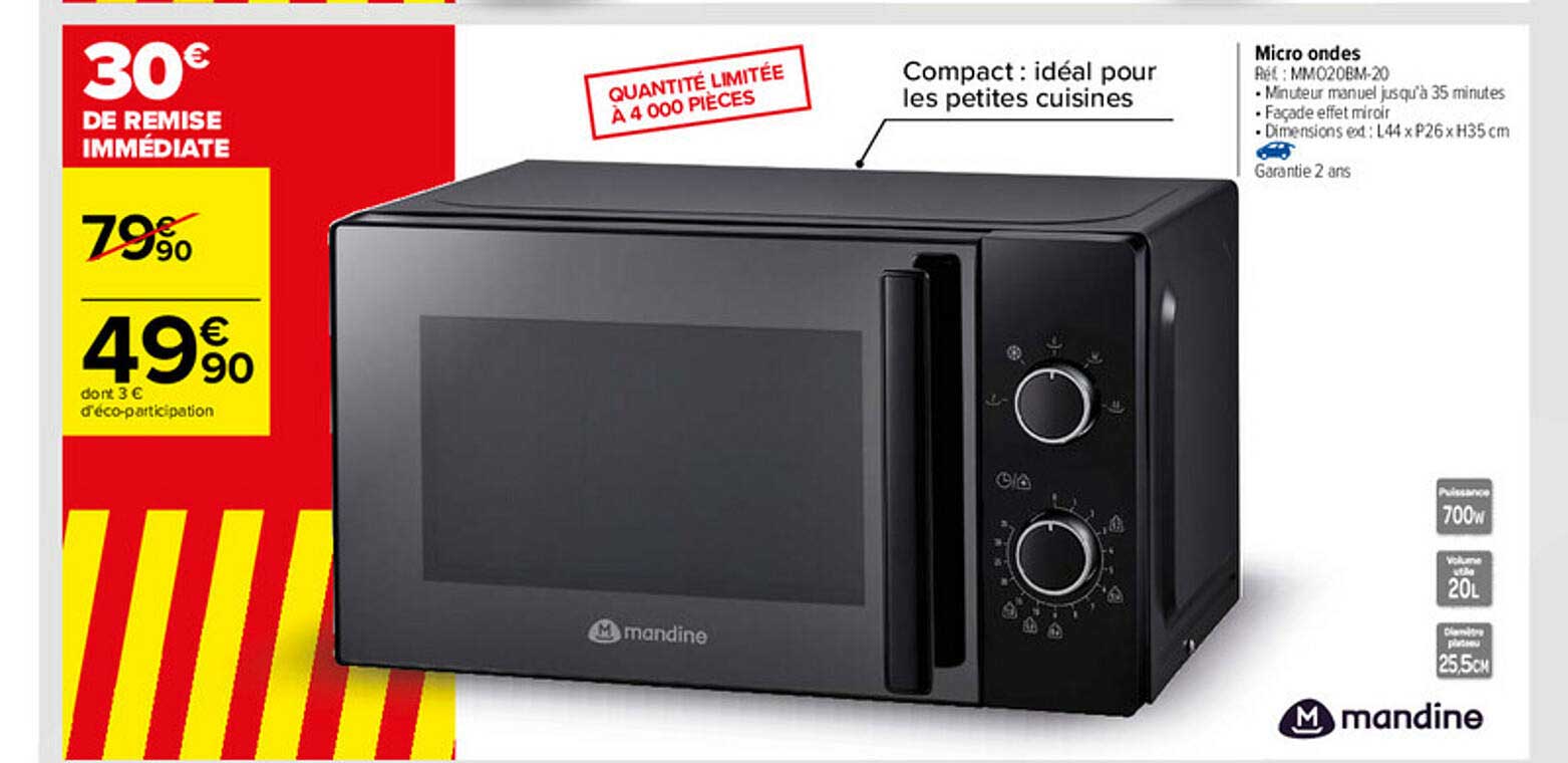 micro ondes mandine