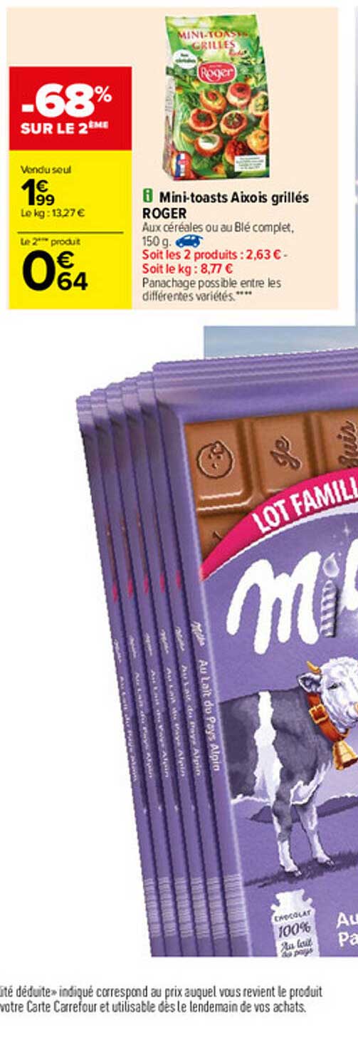 mini-toasts aixois grillés roger