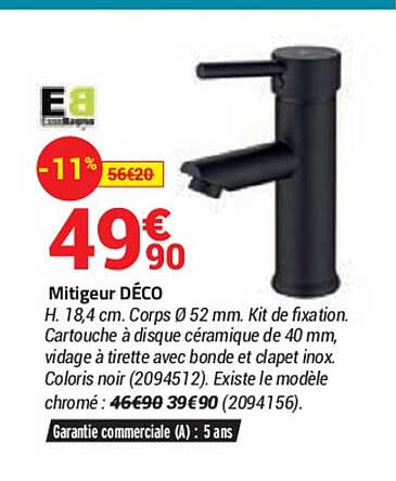 Mitigeur Déco