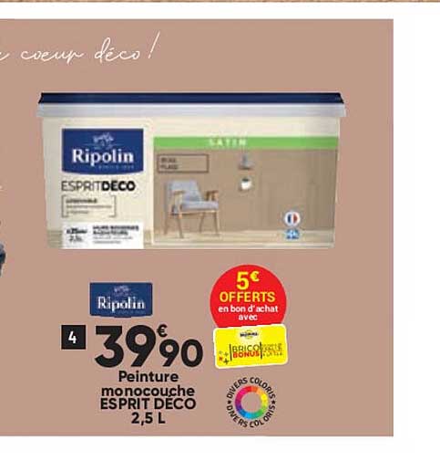 Peinture Monocouche Esprit Déco