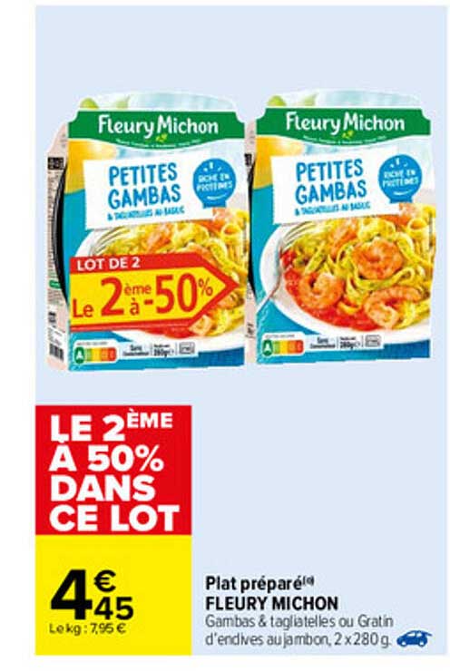 plat préparé fleury michon