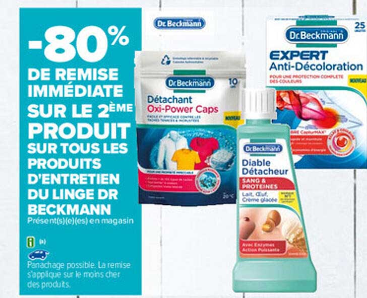 produits d'entretien du linge dr beckmann