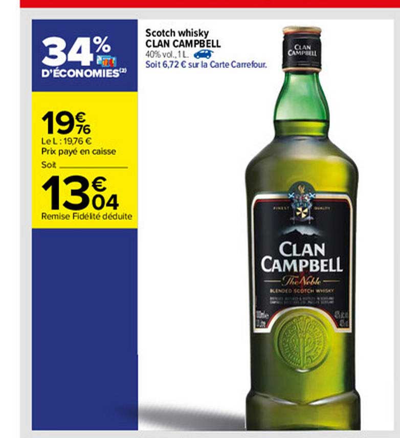scotch whisky clan campbell