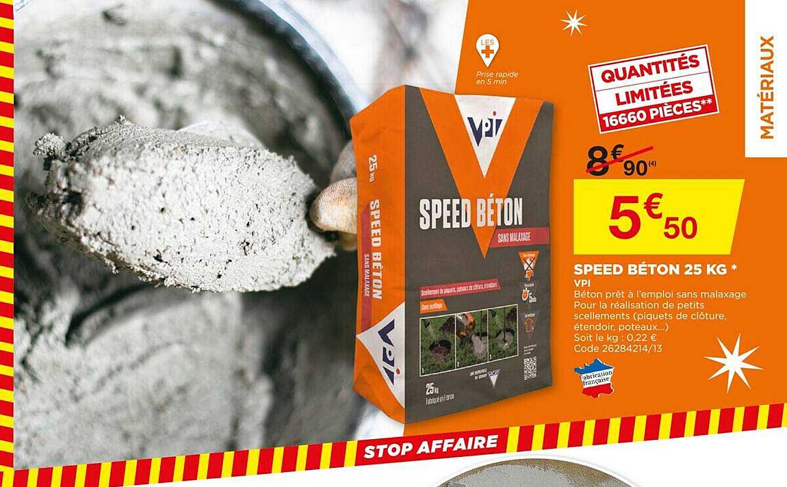 speed béton 25 kg vpi