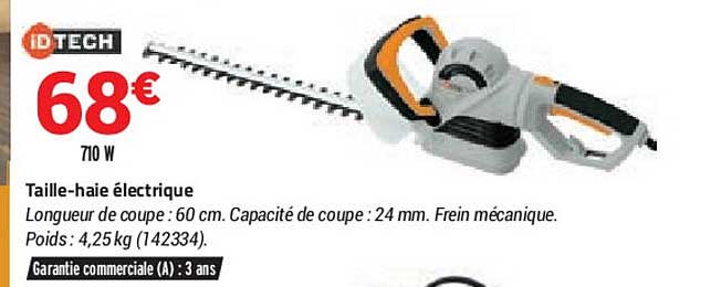taille-haie électrique id tech