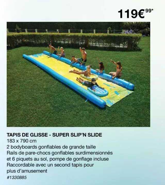 tapis de glisse - super slip'n slide