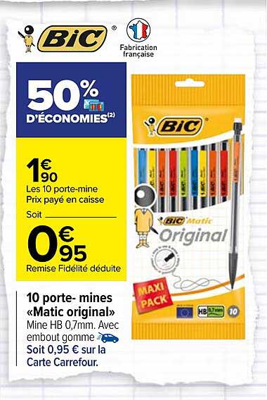 10 porte-mines «matic original»