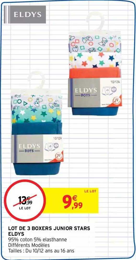 3 boxes junior stars eldys