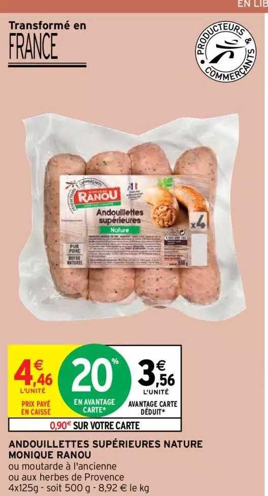 andoullettes supérieures nature monique ranou