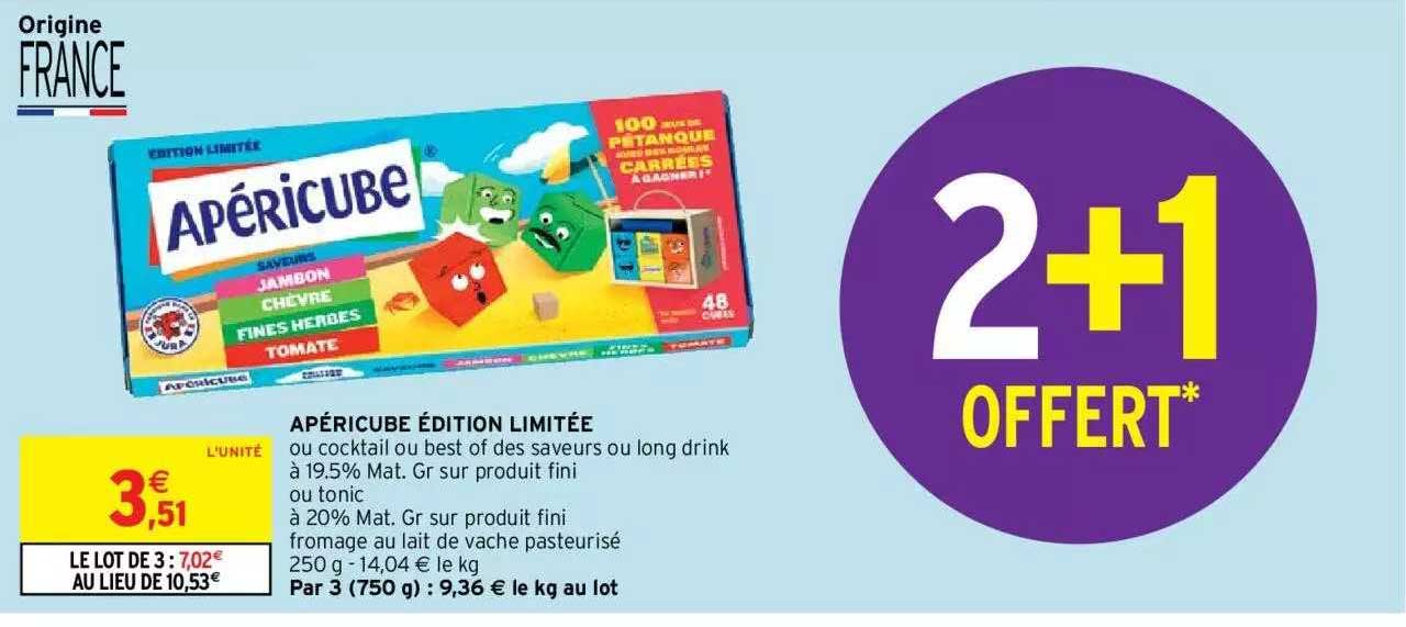 Apéricube édition Limitée