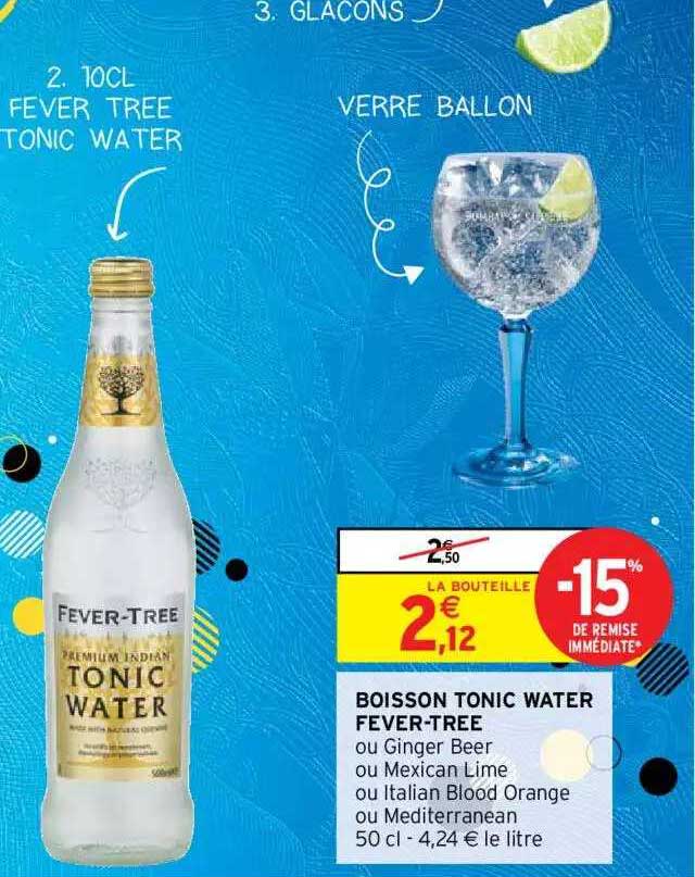 boisson tonic water fever-tree