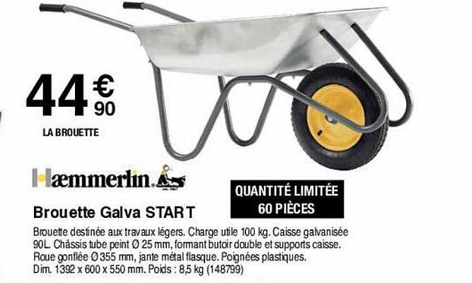 brouette galva start hæmmerlin