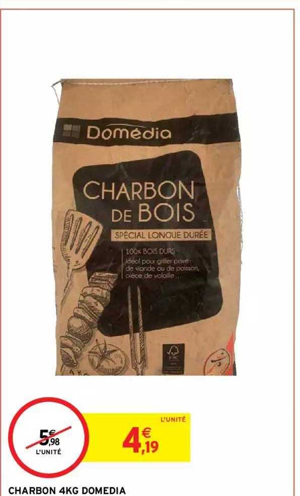 charbon 4kg domedia