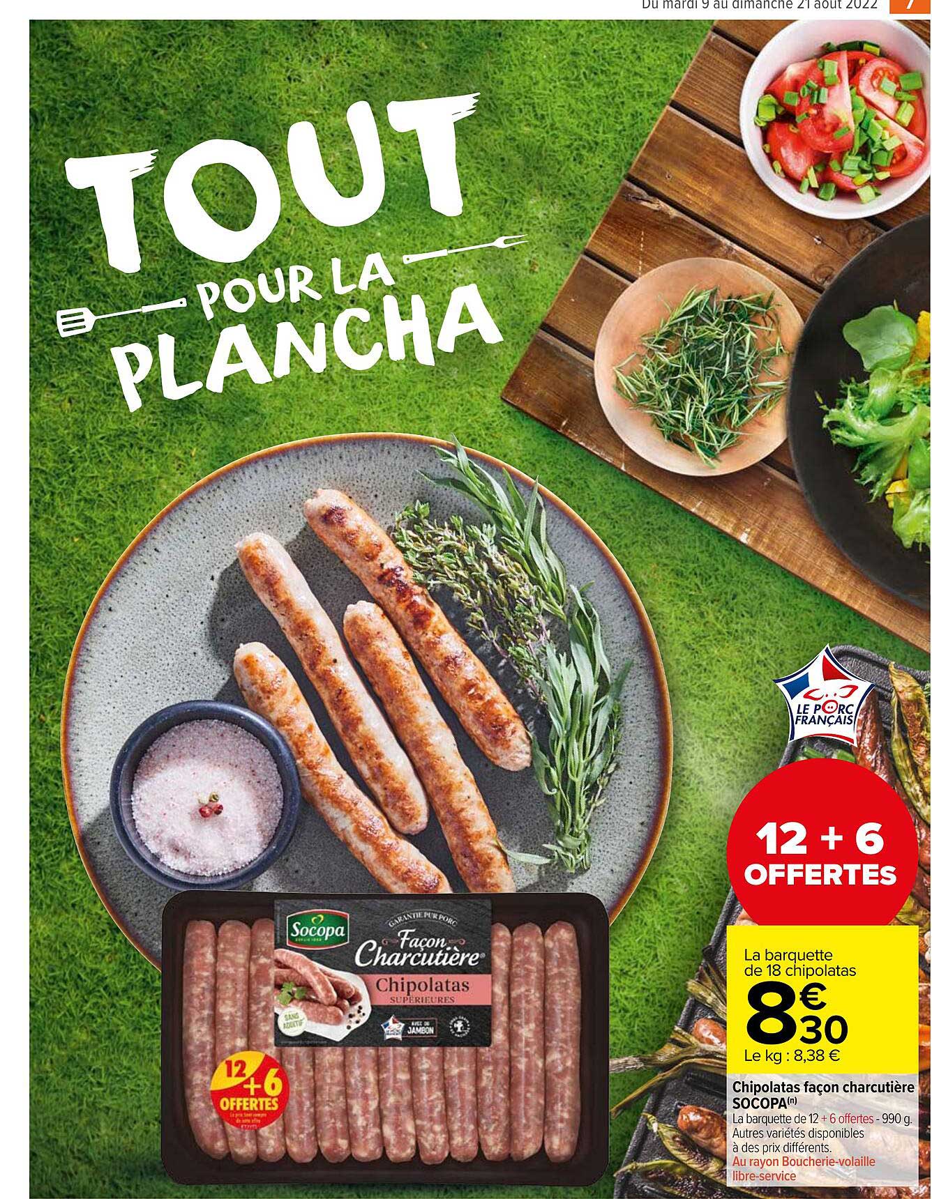 chipolatas façon charcutière socopa