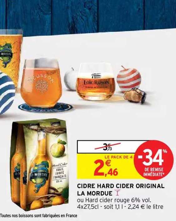 cidre hard cider original la mordue