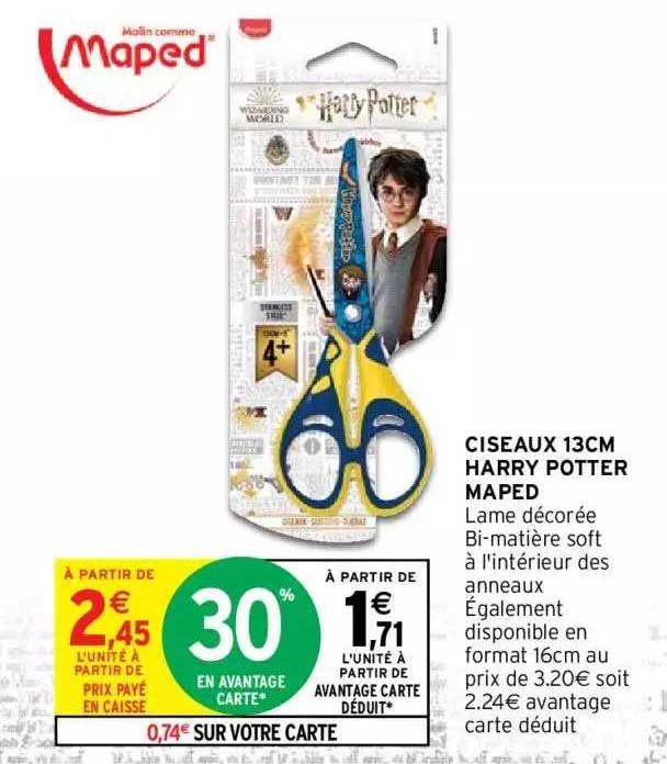 ciseaux 13cm harry potter maped