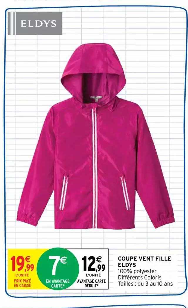 coupe vent fille eldys