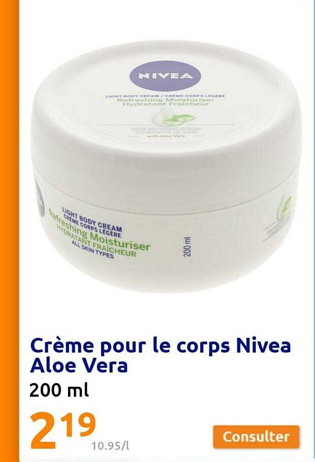 Crème Pour Le Corps Nivea Aloe Vera