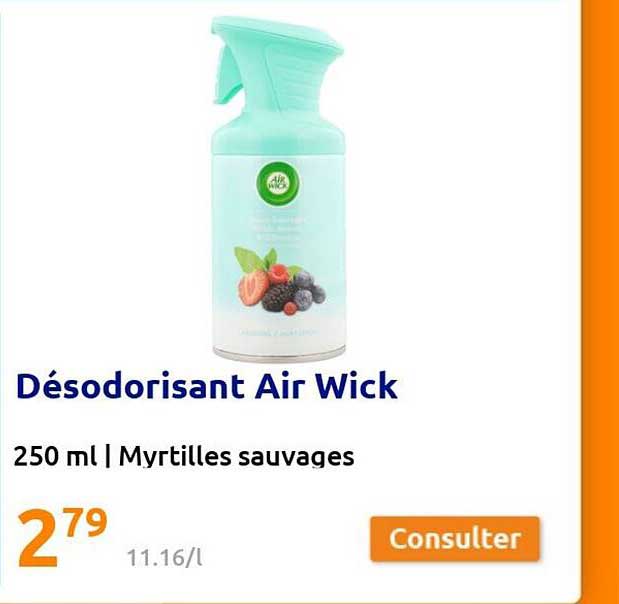 désodorisant air wick