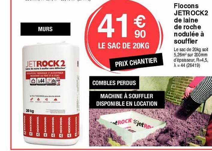 Flocons Jetrock2 De Laine De Roche Nodulée à Souffler