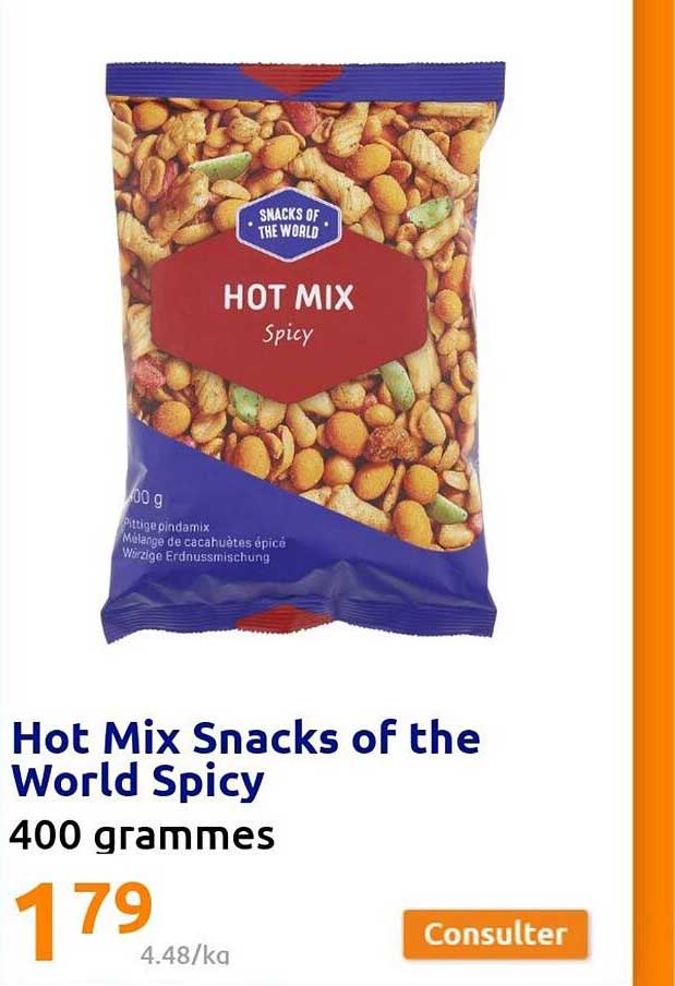 hot mix snacks of the world spicy